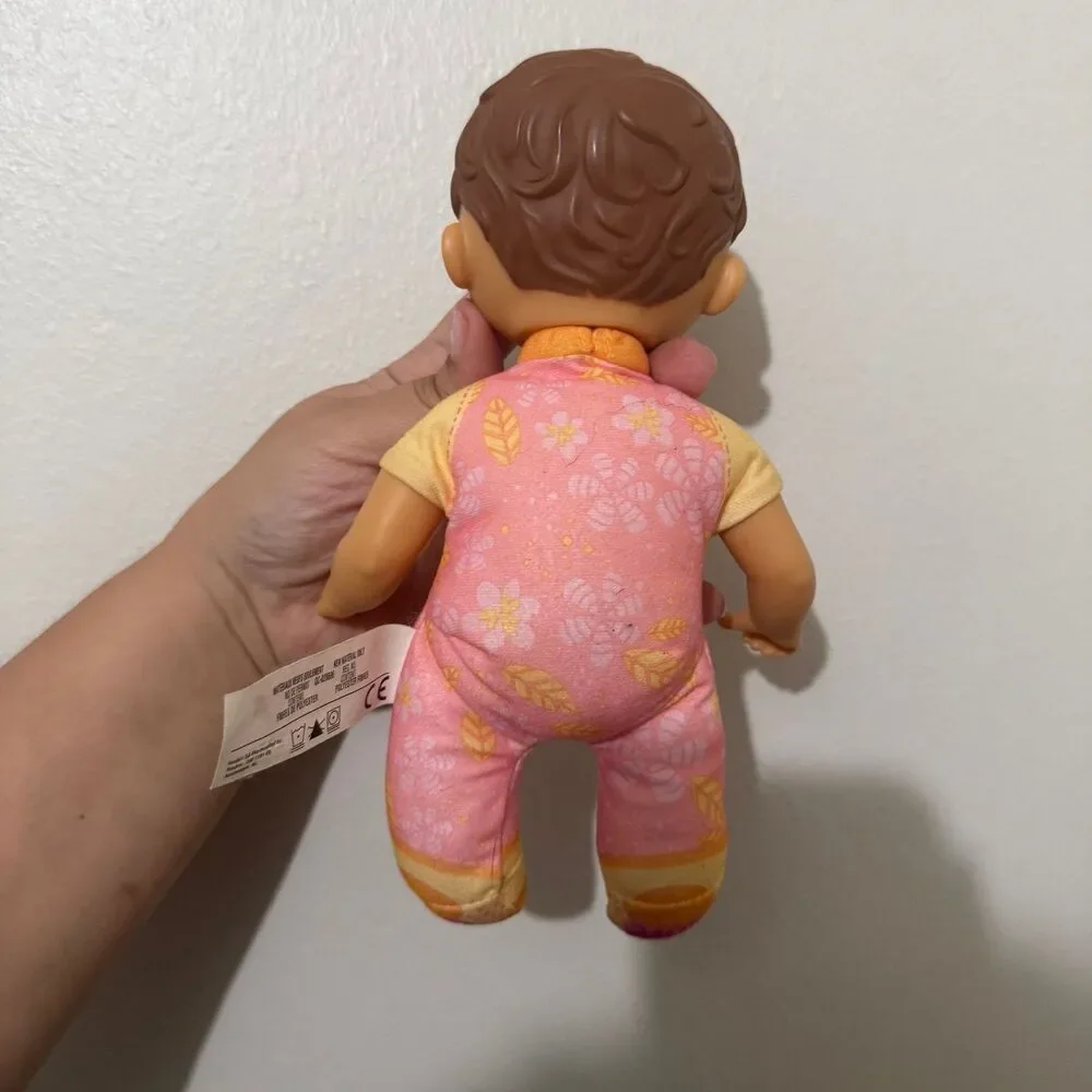 Baby Alive Doll 11” Brown Hair Pink Flamingo Outfit Hasbro 2022 Soft Body